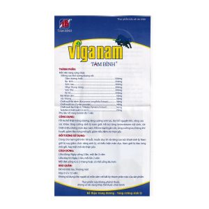 Smart Pharma - Viên uống Viganam Tâm Bình hỗ trợ bổ thận tráng dương (5 vỉ x 12 viên) 1 Smart Pharma - fb 3 30