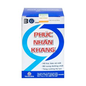Smart Pharma - Viên bổ mắt cao cấp Phúc Nhãn Khang hỗ trợ giúp tăng cường thị lực (1 lọ x 30 viên) 4 Smart Pharma - fb 3 59