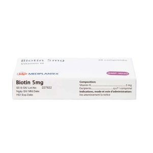 Smart Pharma - Thuốc Biotin 5mg Mediplantex điều trị thiếu hụt biotin (2 vỉ x 10 viên) 3 Smart Pharma - fb 3 7