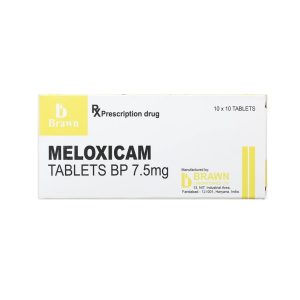 Thuốc Meloxicam Tablets BP 7.5mg B.Brawn giảm viêm xương khớp (10 vỉ x 10 viên)