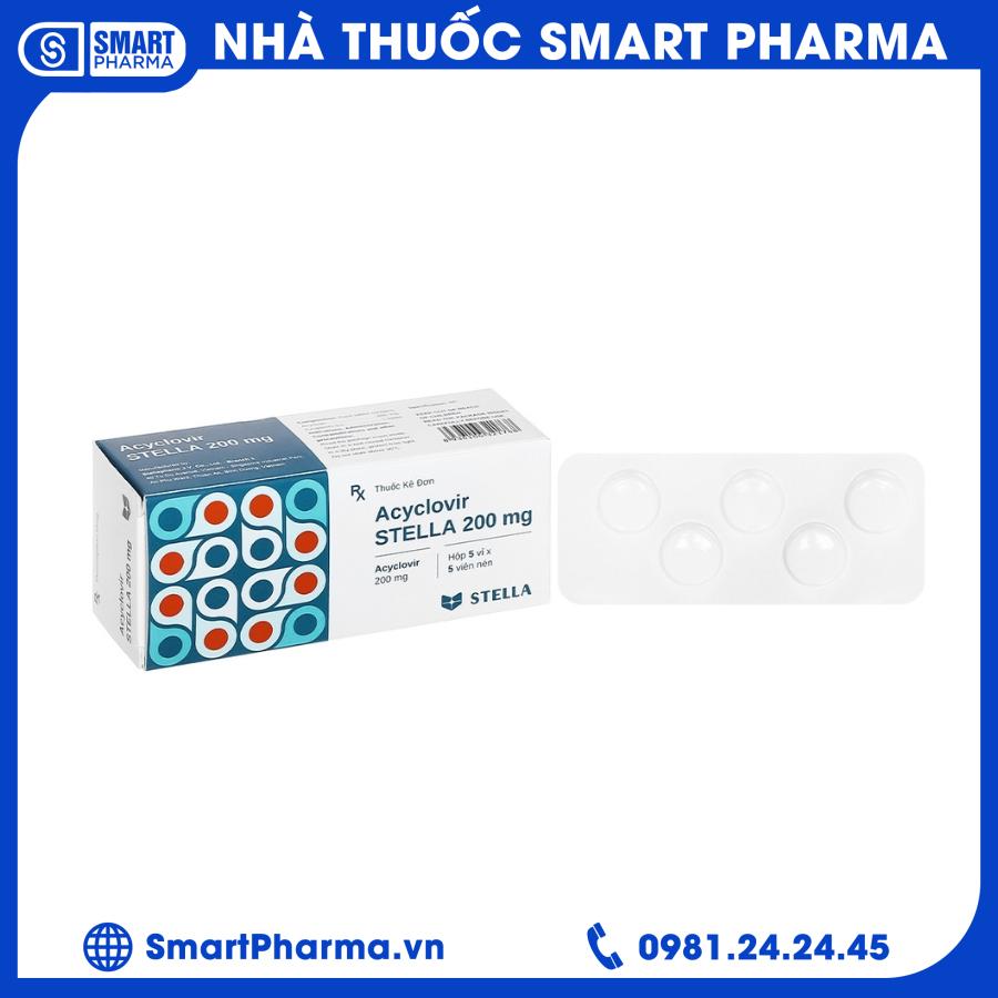 Acyclovir 200mg Smart Pharma - Acyclovir 200mg