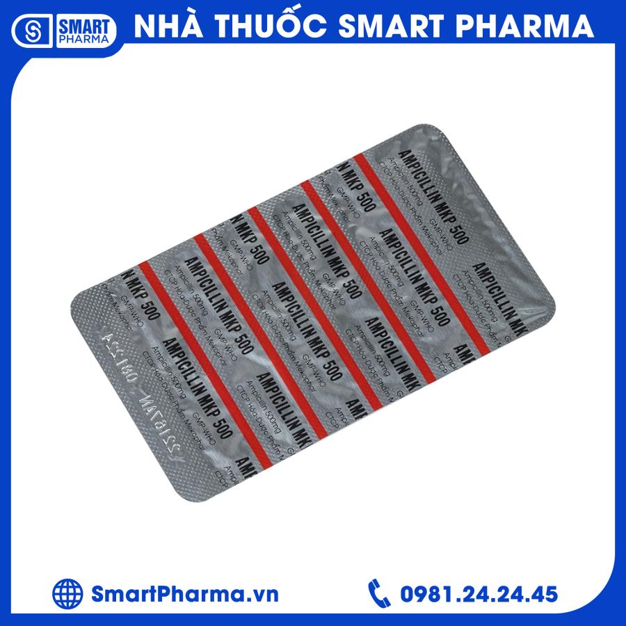 Ampicillin 500mg (3) Smart Pharma - Ampicillin 500mg 3