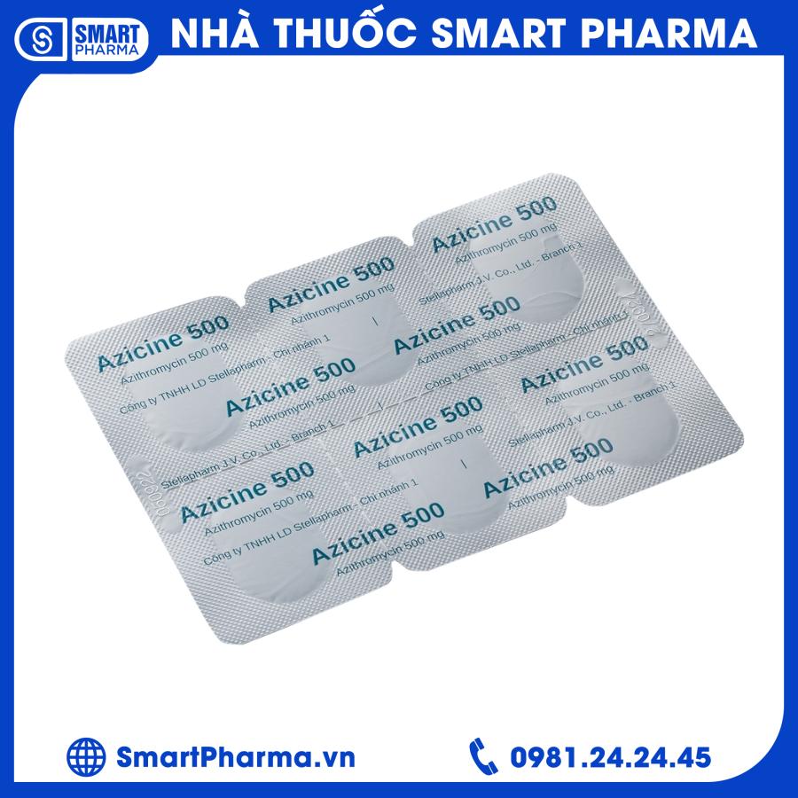 Azicine 500 (2) Smart Pharma - Azicine 500 2