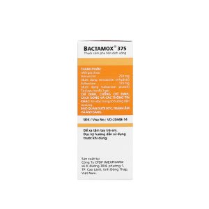 Smart Pharma - Thuốc cốm Bactamox 375 Imexpharm điều trị nhiễm khuẩn (12 gói) 1 Smart Pharma - Bactamox 375mg 2