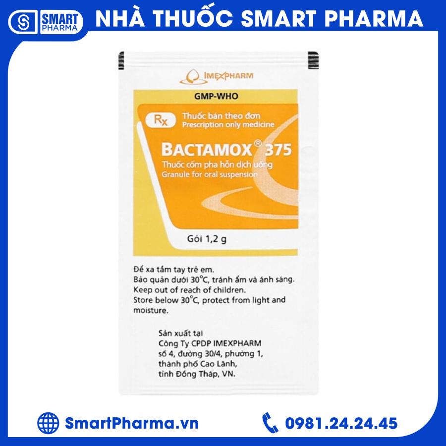 Bactamox 375mg (3) Smart Pharma - Bactamox 375mg 3