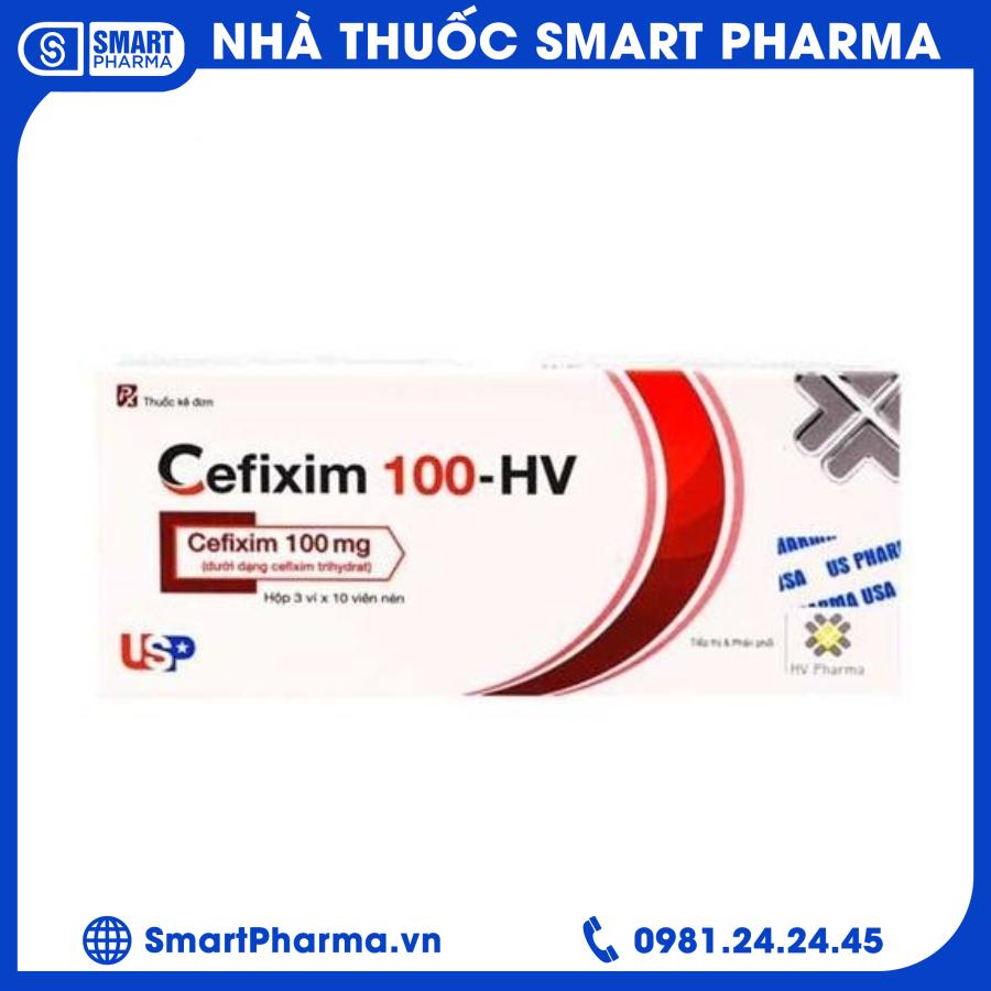 Cefixim 100-HV Smart Pharma - Cefixim 100 HV