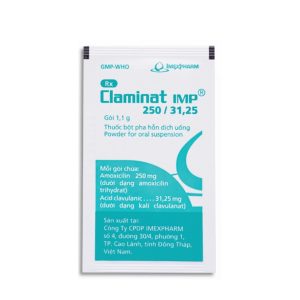 Smart Pharma - Thuốc Claminat IMP 250/31.25 điều trị nhiễm khuẩn (12 gói) 2 Smart Pharma - Claminat 3