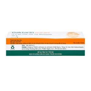 Smart Pharma - Gel Daktarin Oral Janssen điều trị nhiễm nấm Candida (10g) 1 Smart Pharma - Daktarin Oral 2
