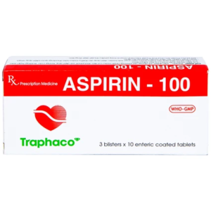 Smart Pharma - Thuốc Aspirin 100mg Traphaco phòng ngừa nhồi máu cơ tim, đột quỵ (3 vỉ x 10 viên) 2 Smart Pharma - Nha thuoc Smart Pharma 2026 10 19T164425.204