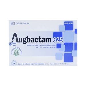 Smart Pharma - Thuốc Augbactam 625 Mekophar điều trị nhiễm khuẩn (2 vỉ x 5 viên) 1 Smart Pharma - Nha thuoc Smart Pharma 2026 10 22T102503.655