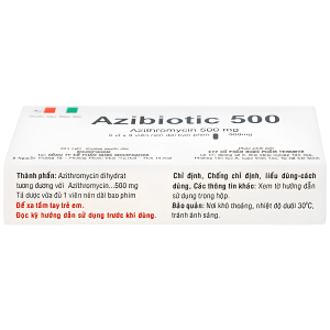 Smart Pharma - Thuốc Azibiotic 500 Medipharco điều trị nhiễm khuẩn (2 vỉ x 3 viên) 2 Smart Pharma - Nha thuoc Smart Pharma 2026 10 31T111702.815