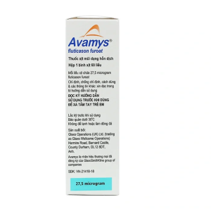 Smart Pharma - Thuốc xịt mũi Avamys 27.5mcg GSK điều trị chảy nước mũi, xung huyết mũi (60 liều xịt) 2 Smart Pharma - Nha thuoc Smart Pharma 51