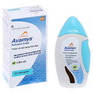 Thuốc xịt mũi Avamys 27.5mcg GSK điều trị chảy nước mũi, xung huyết mũi (60 liều xịt)