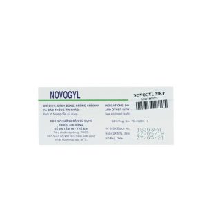 Smart Pharma - Thuốc Novogyl điều trị nhiễm khuẩn răng miệng, viêm nướu răng (2 vỉ x 10 viên) 1 Smart Pharma - Novogyl 2