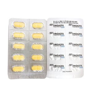 Smart Pharma - Thuốc Tinidazol 500 dự phòng nhiễm khuẩn sau phẫu thuật (10 vỉ x 10 viên) 1 Smart Pharma - Tinidazol 500mg 2