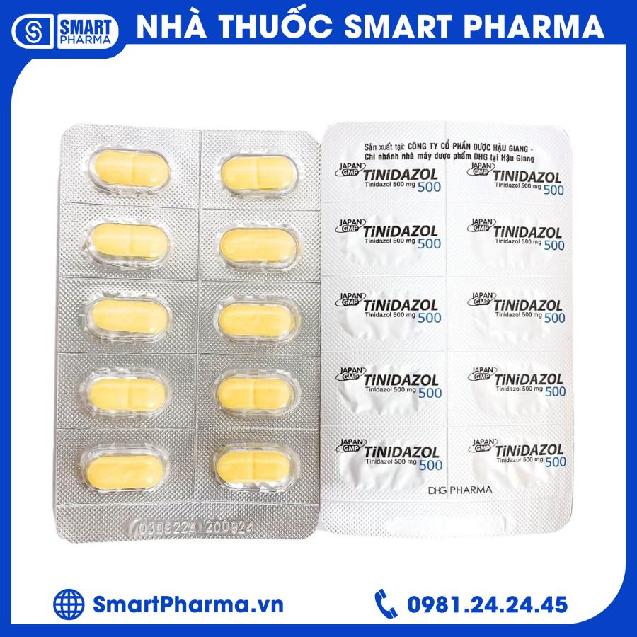 Tinidazol 500mg (2) Smart Pharma - Tinidazol 500mg 2