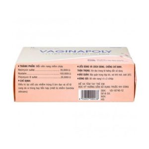 Smart Pharma - Viên đặt phụ khoa Vaginapoly điều trị nhiễm trùng ở âm đạo (2 vỉ x 6 viên) 2 Smart Pharma - Vaginapoly 3