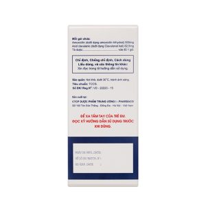 Smart Pharma - Thuốc bột pha hỗn dịch uống Vigentin 500mg/62,5mg Pharbaco điều trị nhiễm khuẩn (12 gói x 2g) 1 Smart Pharma - Vigentin 2