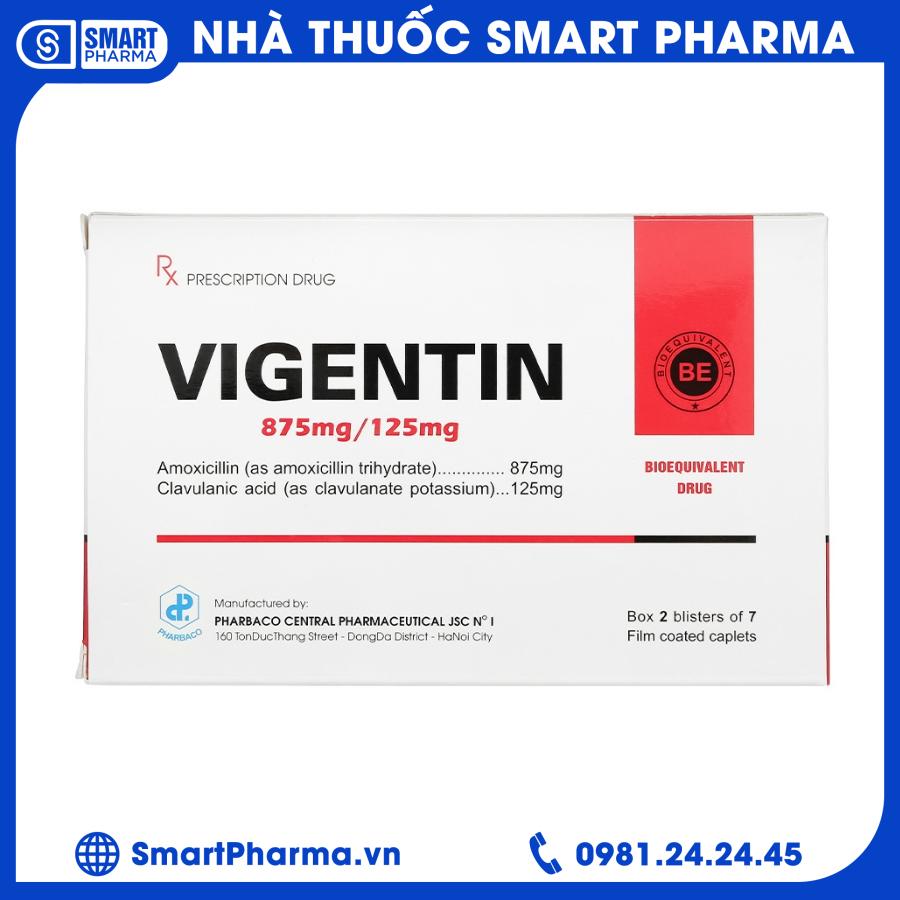 Vigentin 875mg_125mg Smart Pharma - Vigentin 875mg 125mg