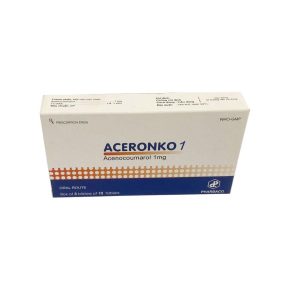 Smart Pharma - Thuốc Aceronko 1mg điều trị bệnh tim gây tắc mạch, nhồi máu cơ tim (3 vỉ x 10 viên) 1 Smart Pharma - ace 4