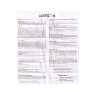 Smart Pharma - Thuốc Aspirin 100mg phòng ngừa nhồi máu cơ tim, đột quỵ (3 vỉ x 10 viên) 3 Smart Pharma - asp 4