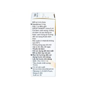Smart Pharma - Thuốc nhỏ mắt Nevanac điều trị viêm, đau sau phẫu thuật đục thủy tinh thể (5ml) 4 Smart Pharma - n5