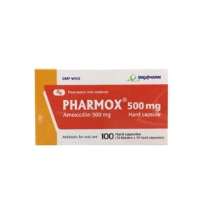 Smart Pharma - Viên nang cứng Pharmox 500mg điều trị các trường hợp nhiễm khuẩn (10 vỉ x 10 viên) 1 Smart Pharma - p1 1