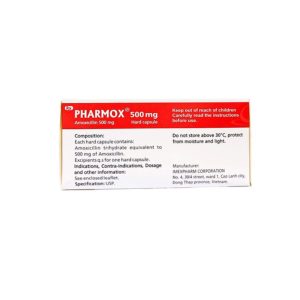 Smart Pharma - Viên nang cứng Pharmox 500mg điều trị các trường hợp nhiễm khuẩn (10 vỉ x 10 viên) 3 Smart Pharma - p4 1