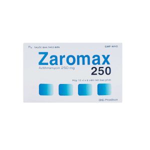 Smart Pharma - Thuốc Zaromax 250mg điều trị nhiễm khuẩn (10 vỉ x 6 viên) 1 Smart Pharma - z1