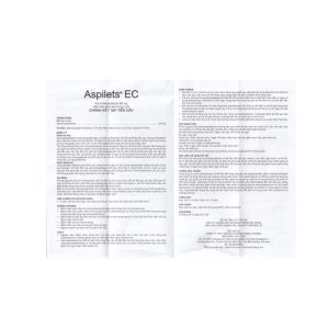 Smart Pharma - Thuốc Aspilets EC 80mg phòng ngừa nhồi máu cơ tim, đột quỵ (10 vỉ x 10 viên) 2 Smart Pharma - 2 2 1