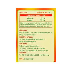 Smart Pharma - Viên ngậm Bipp C DHG Pharma vị cam hỗ trợ tăng cường sức đề kháng (35 gói) 4 Smart Pharma - 2 7