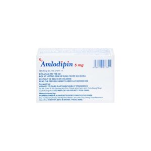 Smart Pharma - Thuốc Amlodipin 5mg điều trị tăng huyết áp, đau thắt ngực (3 vỉ x 10 viên) 2 Smart Pharma - 2 8