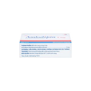 Smart Pharma - Thuốc Amlodipin 5mg điều trị tăng huyết áp, đau thắt ngực (3 vỉ x 10 viên) 4 Smart Pharma - 4 7