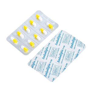 Smart Pharma - Thuốc Amlodipin 5mg điều trị tăng huyết áp, đau thắt ngực (3 vỉ x 10 viên) 5 Smart Pharma - 5 7