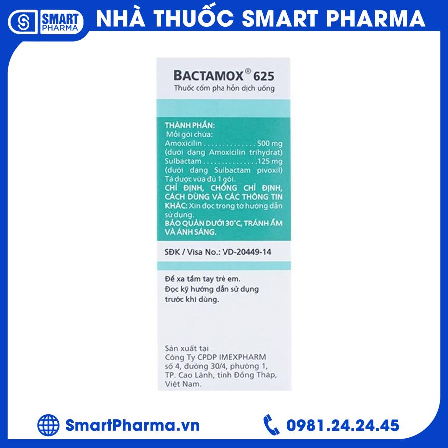 Bactamox (2) Smart Pharma - Bactamox 2