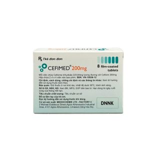 Smart Pharma - Thuốc Cefimed 200mg điều trị viêm phế quản, giãn phế quản nhiễm khuẩn (2 vỉ x 4 viên) 1 Smart Pharma - Cefimed 2