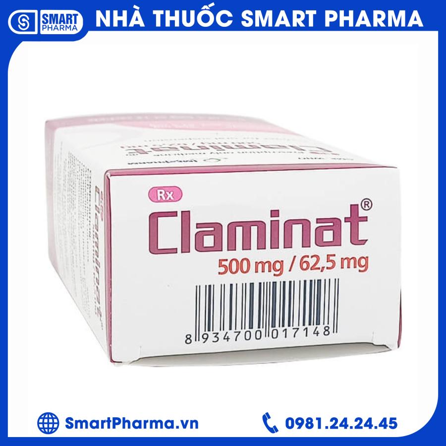 Claminat 500mg_62,5 (3) Smart Pharma - Claminat 500mg 625 3