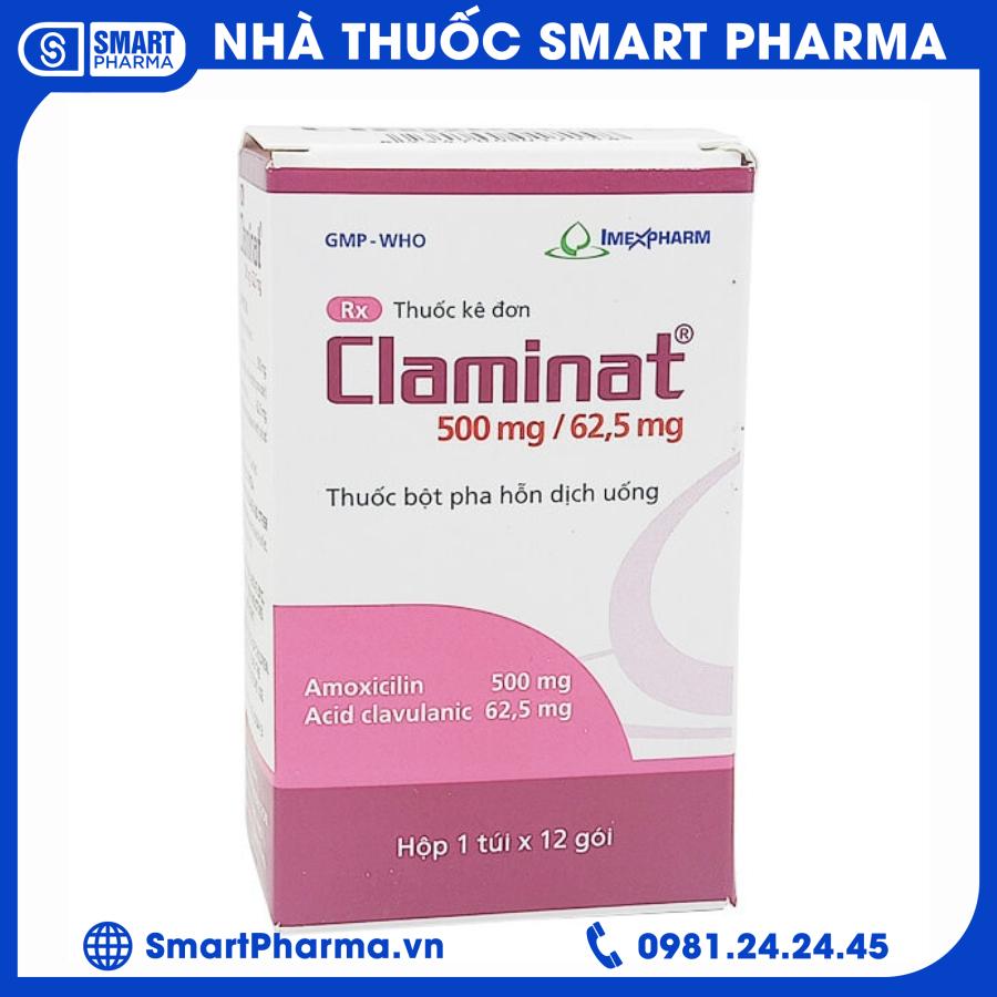 Claminat 500mg_62,5 Smart Pharma - Claminat 500mg 625