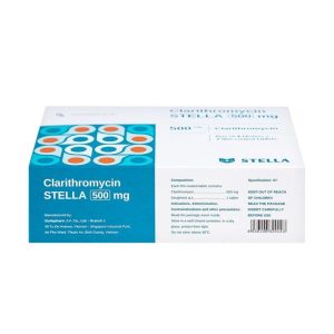 Smart Pharma - Thuốc Clarithromycin Stella 500mg điều trị nhiễm trùng (4 vỉ x 7 viên) 1 Smart Pharma - Clarithromycin 500mg 2