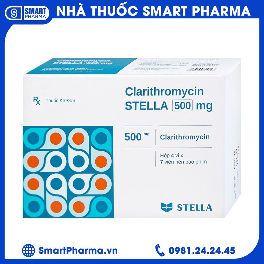Clarithromycin 500mg Smart Pharma - Clarithromycin 500mg