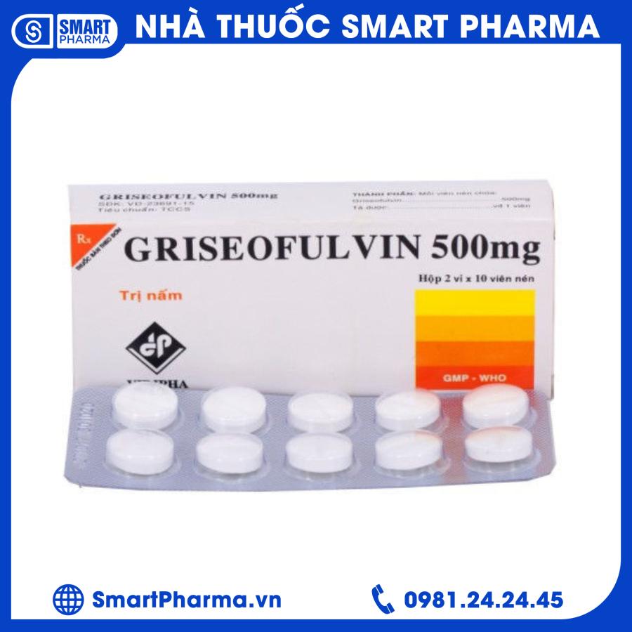 Griseofulvin 500mg Smart Pharma - Griseofulvin 500mg