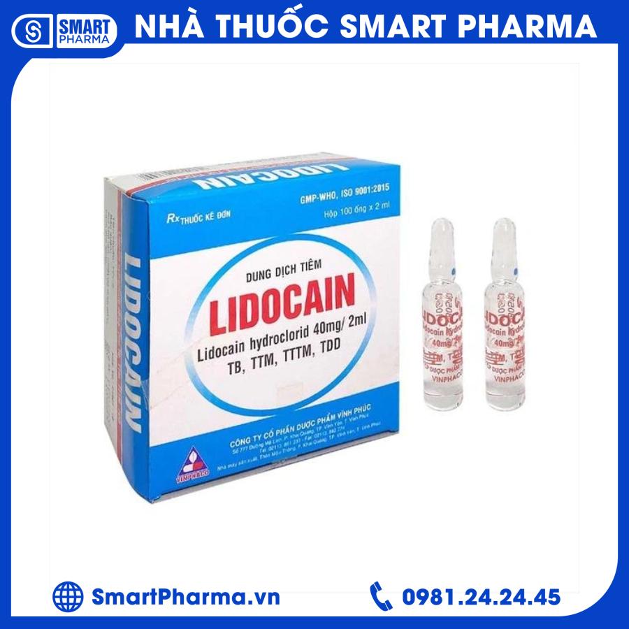 Lidocain tiêm 40mg_2ml Smart Pharma - Lidocain tiem 40mg 2ml