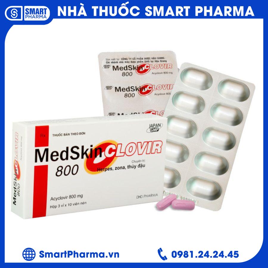 Medskin Clovir 800 Smart Pharma - Medskin Clovir 800