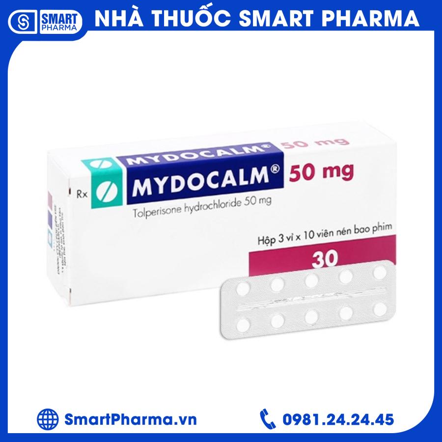 Mydocalm 50mg (4) Smart Pharma - Mydocalm 50mg 4