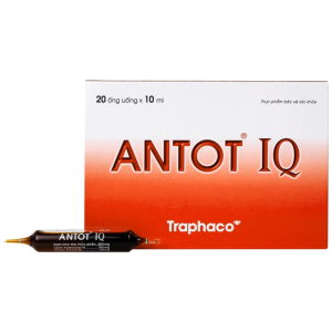Antot IQ Traphaco hỗ trợ sự phát triển não bộ, giúp trẻ ăn ngon miệng (20 ống x 10ml)