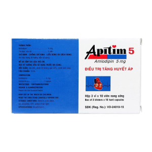 Smart Pharma - Thuốc Apitim 5mg DHG Pharma điều trị tăng huyết áp (3 vỉ x 10 viên) 2 Smart Pharma - Nha thuoc Smart Pharma 2026 10 17T103524.803
