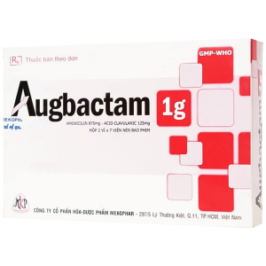 Smart Pharma - Thuốc Augbactam 1g Mekophar hỗ trợ điều trị nhiễm khuẩn đường hô hấp (Hộp 2 vỉ x 7 viên) 1 Smart Pharma - Nha thuoc Smart Pharma 2026 10 22T101747.481