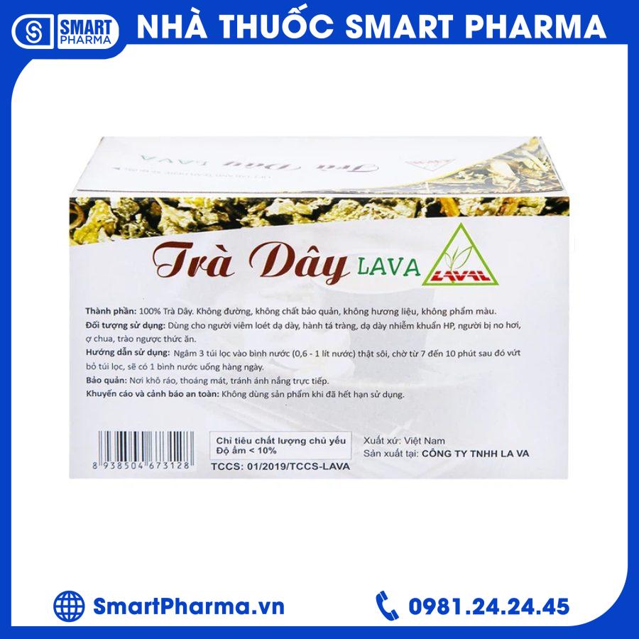 Trà túi lọc Dây Lava1 Smart Pharma - Tra tui loc Day Lava1