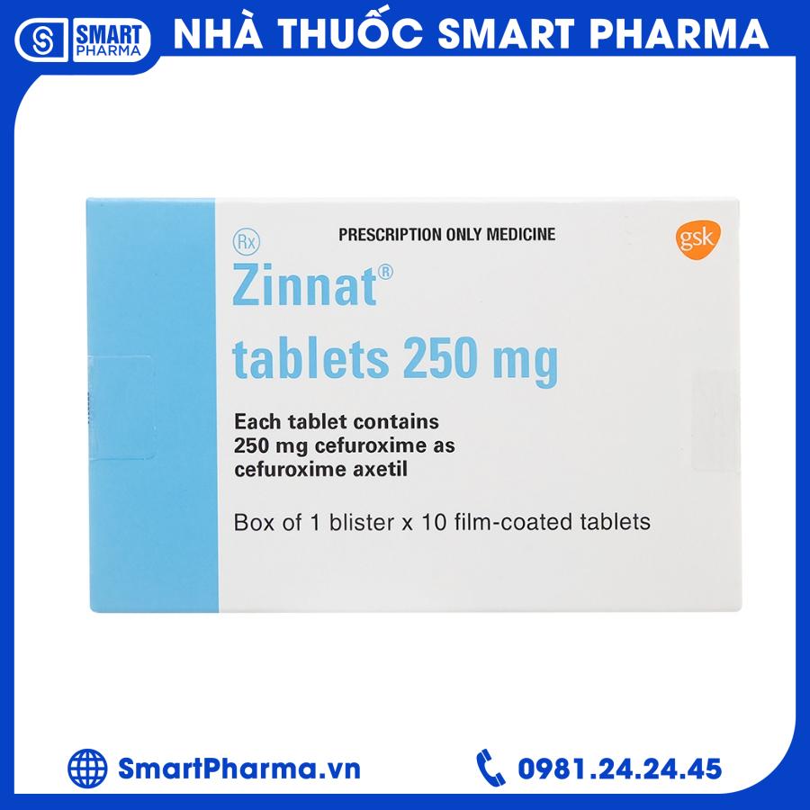 Zinnat 250mg Smart Pharma - Zinnat 250mg