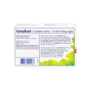 Smart Pharma - Thuốc Tanakan điều trị triệu chứng rối loạn nhận thức ở người lớn tuổi (2 vỉ x 15 viên) 2 Smart Pharma - 3